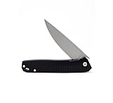 Image of 3V Gear Black React Folding Knife - Grooved G10/Stone Washed C92A0DF5