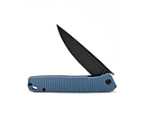 Image of 3V Gear Blue React Folding Knife - Grooved G10/Black Coated EE3FE6EA
