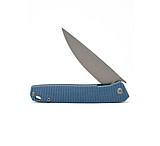 Image of 3V Gear Blue React Folding Knife - Grooved G10/TI Coated 04C6EF61