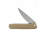 Image of 3V Gear Tan React Folding Knife - Grooved G10/Stone Washed 5C456561
