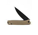 Image of 3V Gear Tan React Folding Knife - Plain G10/Black Coated 45AF641D