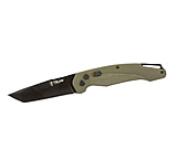 Image of Cupped Waterfowl Outdoors Telum Titan Tactical Automatic Folding Knife 4 Tanto Blade OD Green 0DD8F5C8