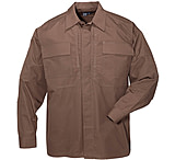 Image of 5.11 Tactical TDU Shirt Long Sleeve Poly/Ctn Ripstop Tall 72002T - Men's