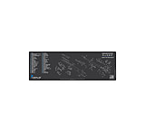 Image of Cerus Gear RUGER MINI 14 RANCH SCHEMATIC RIFLE MAT - CHARCOAL GREY/CERUS BLUE, 12 X 36 4E007E19