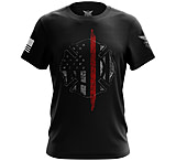 Image of We the People Holsters Thin Red Line Flag Short Sleeve Shirt - Men's