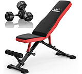 Image of Flybird Fitness Bundle Set Of Dumbbells 55 Lbs &amp; Weight Bench