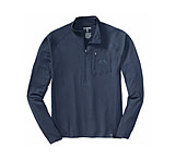 Image of KUIU Outlet ULTRA Merino 145 Zip-T Hunting Shirt in Steel Blue Size 3XL DA5E5FAD