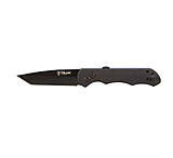 Image of Cupped Waterfowl Outdoors Telum Aftershock Tactical Automatic Knife 3-1/2 Tanto Blade Black 4D133974