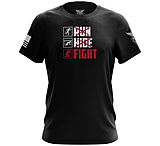 Image of We the People Holsters Run Hide Fight Short Sleeve Shirt A171B629