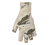 Image of Simms Fishing Products Solarflex Half-Finger SunGloves