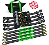 Image of Rhino USA 2 x 8' Vehicle Tie-Down Kit J-Hooks E57A833C