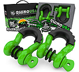 Image of Rhino USA 3/4 D-Ring Shackle Set 2-Pack 509E748F