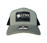 Image of Lynx Defense Rectangle Patch Hat Color Gray/White 5EB04391