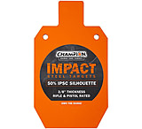 Image of Champion Traps and Targets Impact Steel Silhouette Target - 50% IPSC Rifle Rated