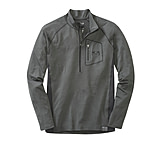 Image of KUIU Outlet ULTRA Merino 145 Zip-T Hunting Shirt in Charcoal Black Size 3XL 518F10F7