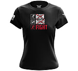 Image of We the People Holsters Run Hide Fight Women's Short Sleeve Shirt BF02D5FC