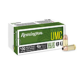 Remington UMC Handgun 9mm Luger 115 Grain Jacketed Hollow Point Brass Cased Pistol Ammunition