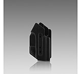 Image of 945 Industries KYDEX HOLSTER WITH VELCROR HOOK ATTACHMENT PANEL NO LIGHT/LASER BLACK 8A468AB0