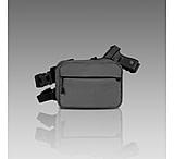 Image of 945 Industries QAPL CORDURAR CONCEALMENT BAG LARGE GUNMETAL GRAY WITH KYDEX HOLSTER 90861D38