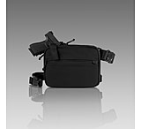 Image of 945 Industries QAPX CORDURAR CONCEALMENT BAG X-LARGE BLACK WITH KYDEX HOLSTER CCBD55F5