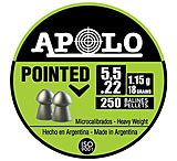 Image of Hatsan Apolo Pointed Air Rifle Pellets 22 Cal 18 gr 250/ct D671BBB9