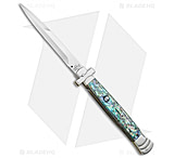 Image of A.G.A. Campolin 11 Maltese Cr. Bayo Italian Stiletto 5.00in Automatic Folding Knife