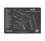Image of Cerus Gear SPRINGFIELD XD SCHEMATIC PROMAT - CHARCOAL GRAY/CERUS BLUE A459C4A4