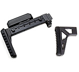 Image of A3 Industries Adjustable Length Modular Folding Stock, Straight Extension, Xtendo Narrow Butt-Plate