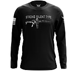 Image of We the People Holsters Strong Silent Type Long Sleeve Shirt 14016A34