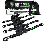 Image of Rhino USA 1 x 10' Retractable Ratchet Straps 4DDBC99A