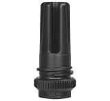 Image of Advanced Armament Corporation Blackout 51 Tooth Flash Hider Ratchet Mount 7.62/6.5mm/6.8mm Nitride Finish 1/2-28 TPI 103216