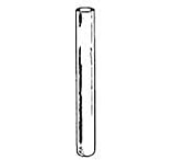 Image of Ace Glass 13mm x 100mm Quartz Test Tube, Ace Glass 8683-08