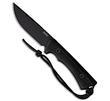 Image of Acta Non Verba Knives P200 Fixed Blade Knife Black Polymer 4.1 Black CB731C1B