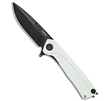 Image of Acta Non Verba Knives Z100 Liner Lock Knife White G-10 3.5 Black DLC B05724D9