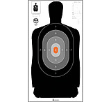 Image of Action Target B-27NCJA Dark-to-Light Silhouette Target 100 Per Case