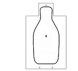 Image of Action Target Die Cut Q Cardboard Target