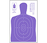 Image of Action Target High Visibility Fluorescent B-27E Indoor Target, Pack of 100