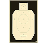Image of Action Target IDPA-P-100 Military IDPA Hanging Paper 23&quot; X 35&quot; Silhouette Ta