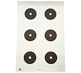 Image of Action Target Military 6 Aimpoint Dot, Training Target, Black and White, 23x35, 100 Per Box