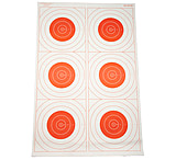 Image of Action Target Six Bull's-Eye Military Training Target, 23 x 35, 100 Per Box
