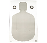 Image of Action Target TQ-21 Qualification Target, White and Gray, 2