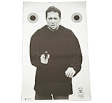Image of Action Target Tridents Concepts Tactical Target Version 6, Training Target, Black and White, 23 x 35, 100 Per Box