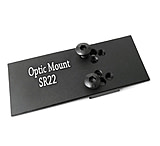 ADE Advanced Optics Mini Red Dot Sight Mount Base, Ruger SR22 Pistols, Black, Ruger SR22 Plate