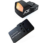 Image of ADE Advanced Optics RD3-009 1x Reflex Red Dot w/Optic Mounting Plate S&amp;W MP 380 Shield EZ/Standard Picatinny Mounting Plate
