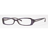 Image of Adrienne Vittadini AV7021-634-4915 Eyeglasses with No-Line Progressive Rx Prescription Lenses 49 mm Lense Diameter / Black-pink Frame