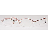 Image of Adrienne Vittadini Eyeglasses AV6047-174-4520 with Lined Bi-Focal Rx Prescription Lenses 45 mm Lense Diameter / Straw Frame