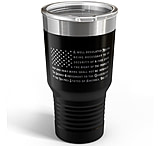 Image of Old Southern Brass 2nd Amendment American Flag Double Wall 30oz Travel Tumbler Mug