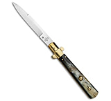 Image of A.G.A. Campolin AGA Campolin 11 Frosolone Bayonet Stiletto Automatic Brazilian/Brass 5 Satin E9B30129