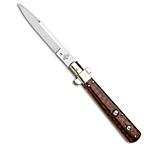Image of A.G.A. Campolin AGA Campolin 11 Frosolone Bayonet Stiletto Automatic Snake Wood 5 Satin C9D051AF