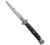 Image of A.G.A. Campolin AGA Campolin 11 Maltese Cross Stiletto Automatic Knife Stag Horn 5 Bayonet 5138BFFE